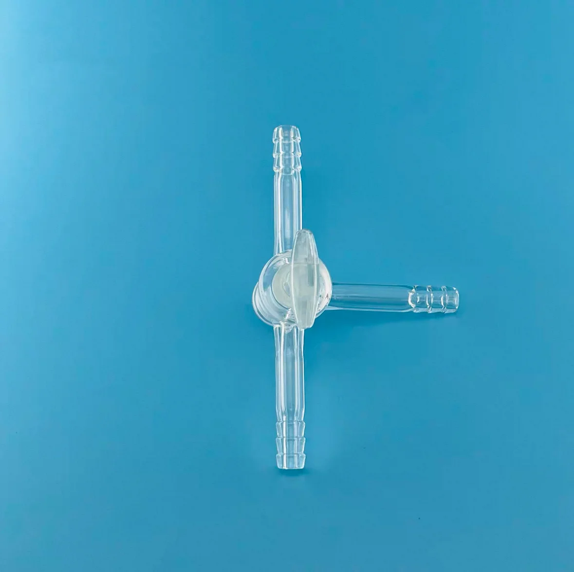 

Стеклянный трехходовой поршневой выхлопной соединитель со стеклянным поршневым клапаном Адаптер из тетрафторэтилена Дроссельная заслонка Т-образный всасывающий соединитель