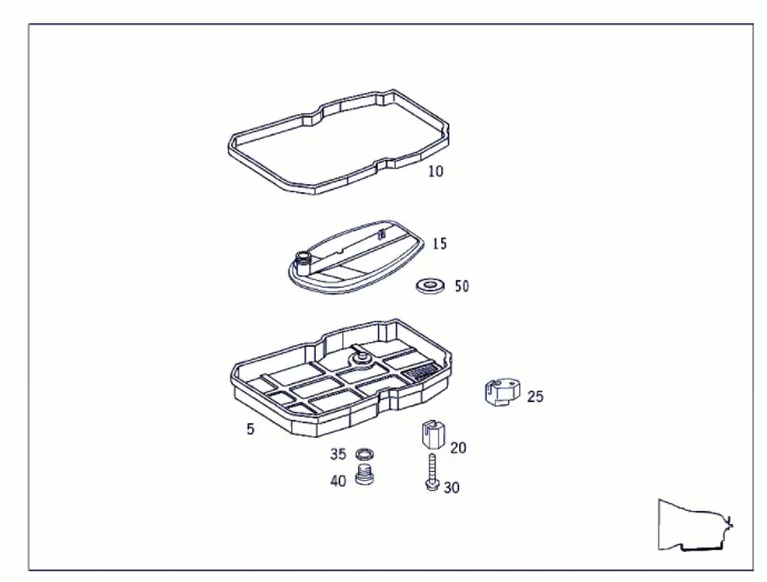 722.6 5-speed Transmission Oil Filter+Gasket A1402770095 For Mercedes Benz W203 W204 W211 W212 W220 W221 C200 E220 S350 GLK M