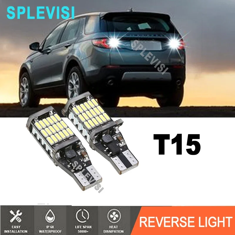 

2PCS T15 W16W 921 912 T16 902 LED Bulbs Car Reversing Light White For Land Rover Discovery Sport 2014 2015 2016 2017 2018 2019