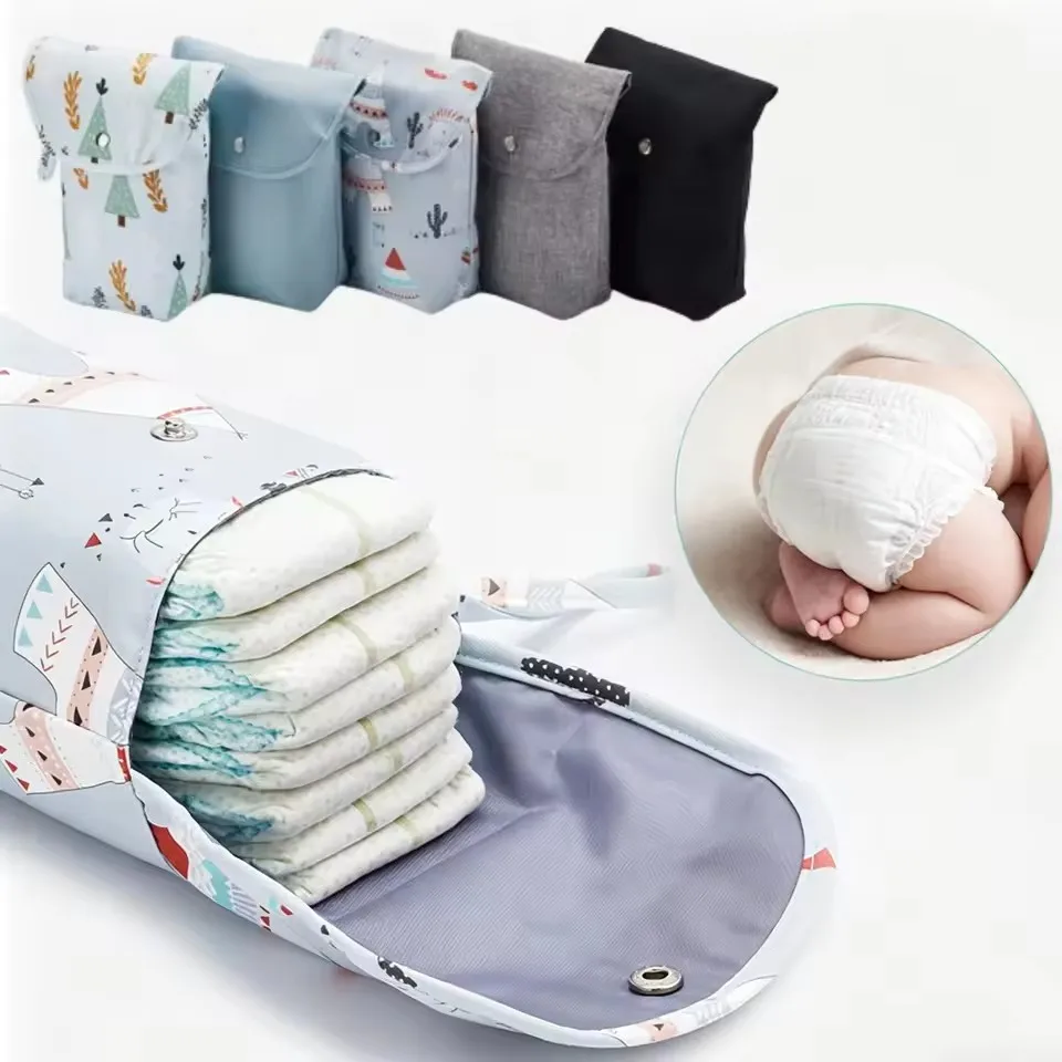 1Pcs New Multi-functional Baby Diaper Bag Reusable Storage Organizer Nappy Bag Waterproof Diaper Organizer Baby Care,Protable view 3