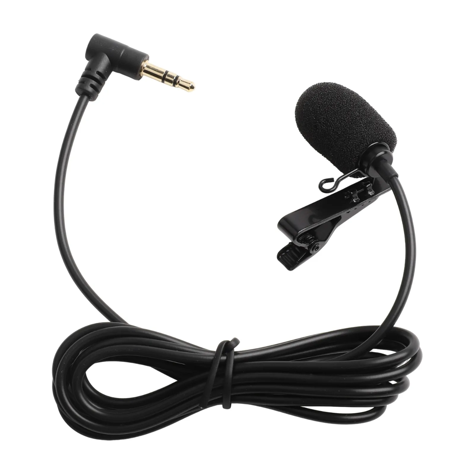 1pc ラベリアラペルマイクポータブル全指向性コンデンサーマイク互換性 Shure 用 DJL 用 Go Pro Vlog インタビュー