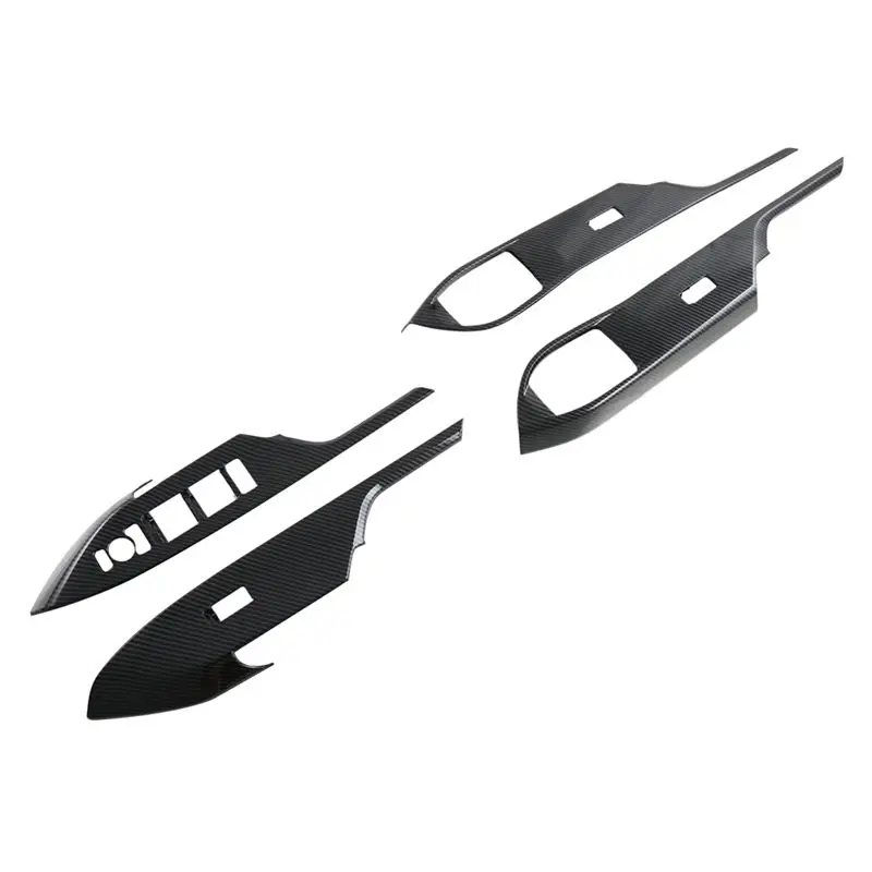 

AEA6-For Toyota Veloz 2022-2024 Carbon Fiber Car Window Glass Lift Switch Button Panel Cover Trim Interior Accessories