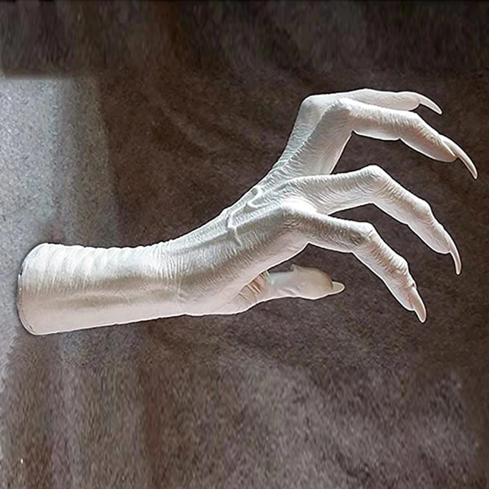 Witch Hand Wall Hanging Wall Hanger Decoration Wall Simulation Devil Hands Statue 3D Freehand Sculpture Resin Decorative Art view 4