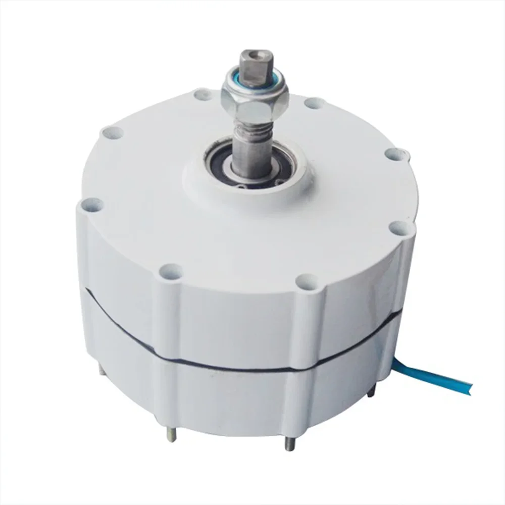 Imagem -02 - Gerador de Ímã Permanente Gearless Usado para Uso Doméstico de Baixa Velocidade Turbinas Eólicas e Turbinas Aquáticas 5000w 12v 48v 220v
