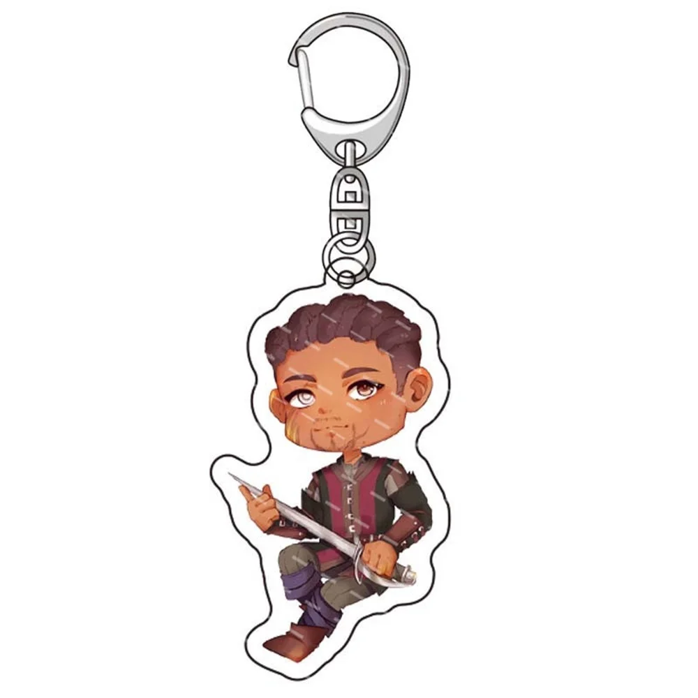 Hot Anime Figures Game Baldur\'s Gate3 Acrylic Keychain Anime Cosplay Astarion Gale Lae\'zel KeyChain Fans Prop Gift  Pendant