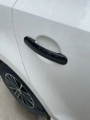 Funduoo Gloss Black Chrome Car Door Handle Covers Stickers For Skoda Citigo 2011-2017 Styling Accessories