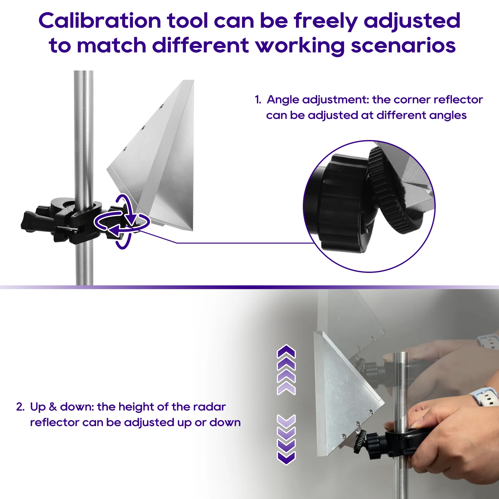 Upgraded Version For Honda Toyota Kia Ford New Arrival For Radar Aiming Reflector Target ADAS Calibration Tools