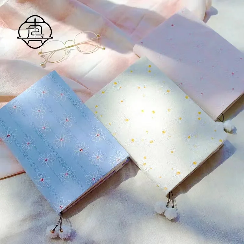 【Simple style】Original Handmade A5A6 Notebook Covers Protector Book Sleeve Crafted Fabric Products Diary Cover，in Stock