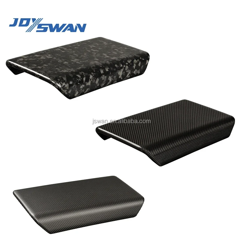 غطاء مسند ذراع وحدة التحكم المركزية من ألياف الكربون لطراز تسلا 3 هايلاند (2024+) #1