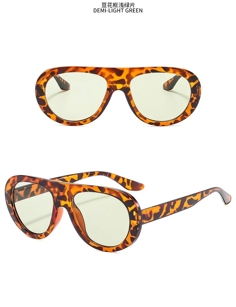 Mode Übergroßen Hip Hop Sonnenbrille Männer Frauen Shades Marke Designer Gläser Trend Männlich Punk Brillen Weibliche UV400 – Detail 8