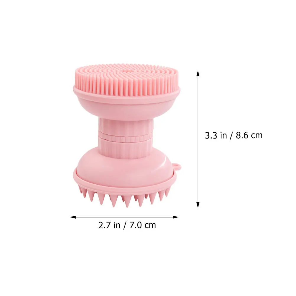 แปรงล้างหน้าซิลิโคน 1 ชิ้น แปรงขัดผิวแบบใช้มือ ขจัดสิ่งสกปรกในรูขุมขน นวดหน้า บำรุงผิว เครื่องมือทำความสะอาดผิว