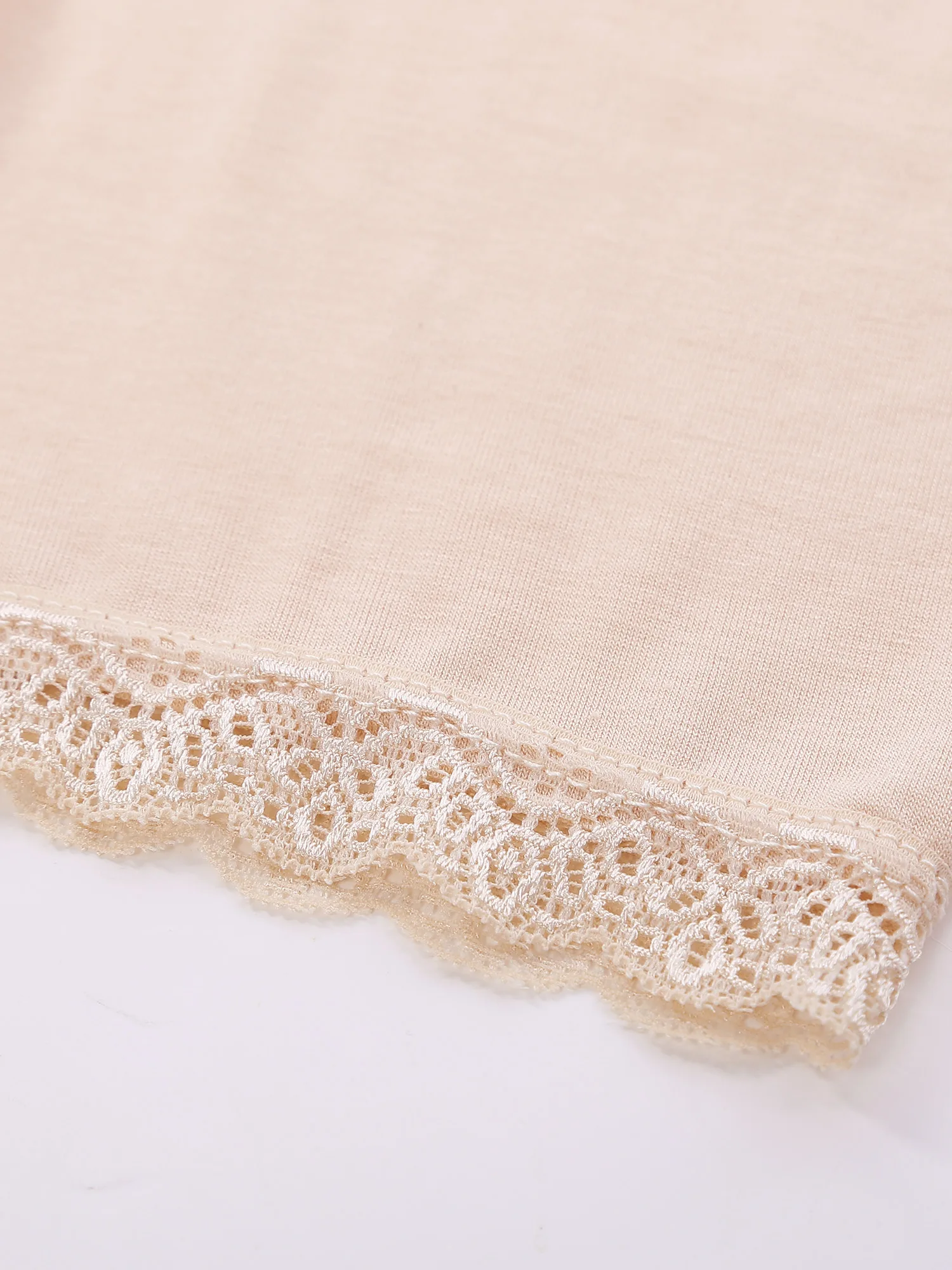 Womens Seamless Safety Shorts Underwear Elastic Waist Floral Lace Trim Boxer Shorts Dress Pettipants for Daily Casual Vacation