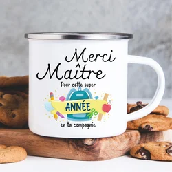 Grazie amante tazza smaltata Idea regalo per amante del caffè regali originali per insegnanti regalo di fine anno scolastico sorpresa per insegnante