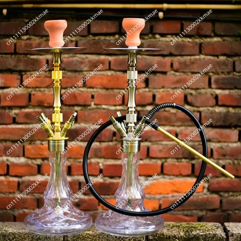 Four-Pipe Arabic Hookah Set Large Size Bar KTV Hookah New Accessories Complete