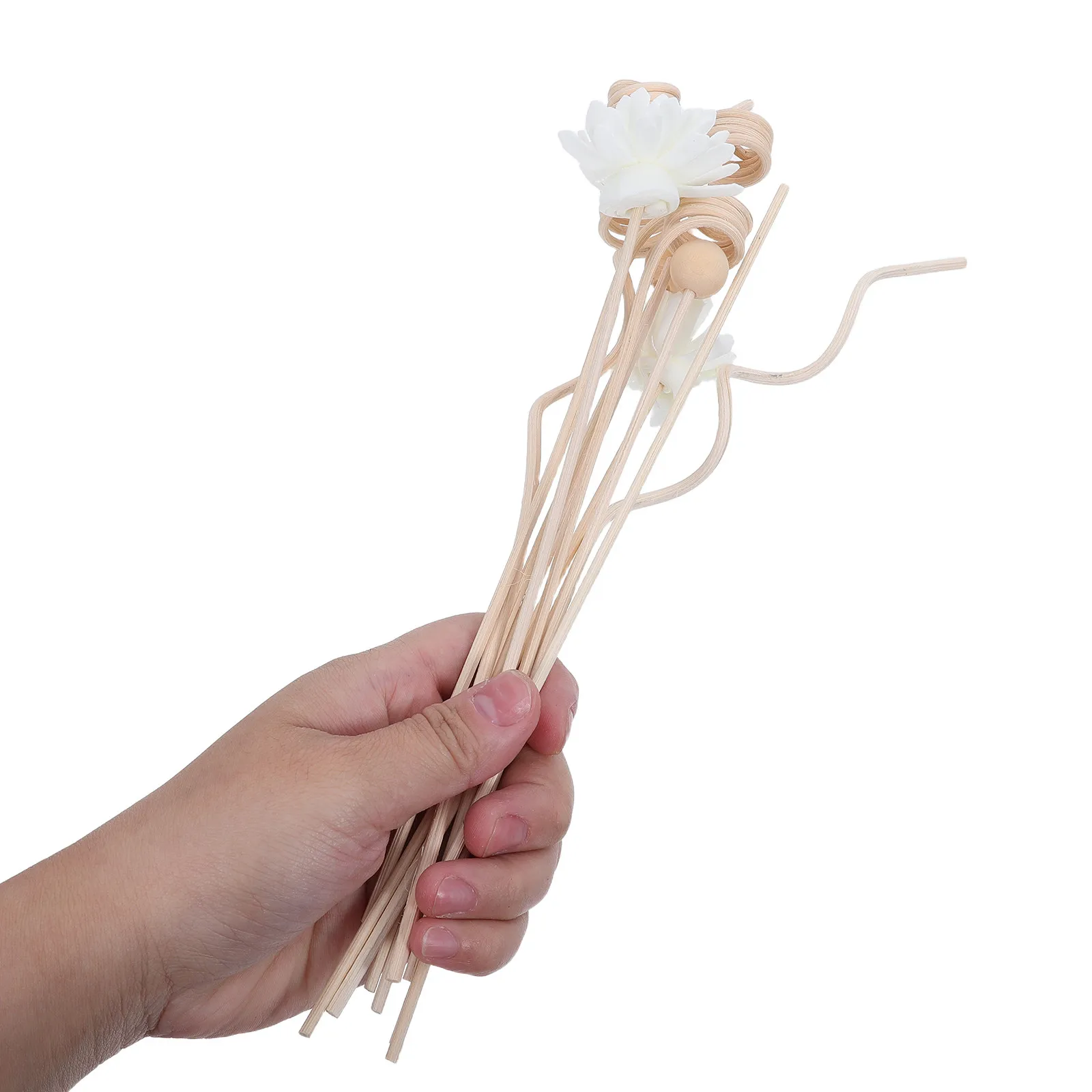 1Set Aromatherapy Reed Diffuser Sticks High Absorption Essential Oil Diffuser Rattan Reeds for Bedroom Living Room Office Spa