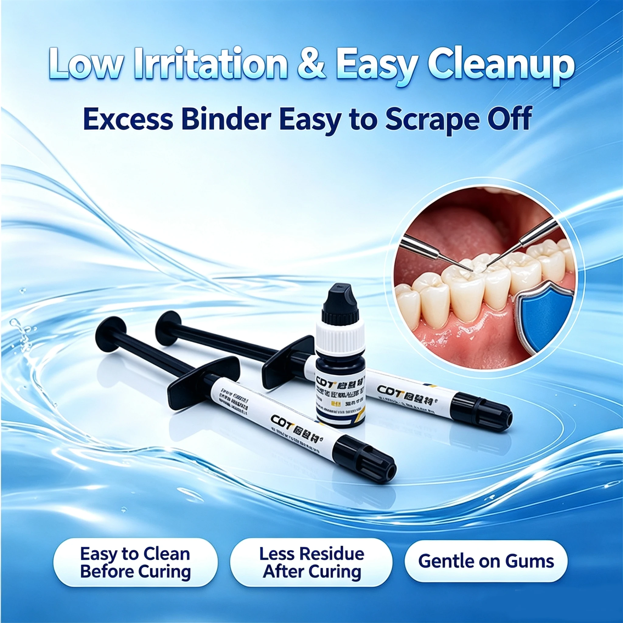 Light Cure Orthodontic Adhesive II Type Ortho Bracket Bonding Resin for Metal & Ceramic Brackets Dental Orthodontic Binder Kit view 4