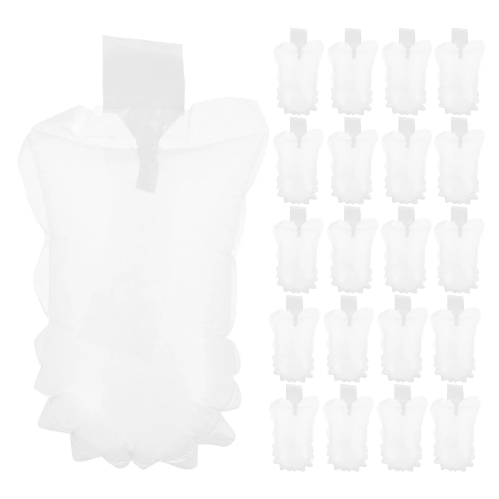 50Pcs Inflatable Shoe Shapers Half Round Shoe Tree Air Bags for Travel Storage Bag Shaper Sneakers Boot Protection Shipping