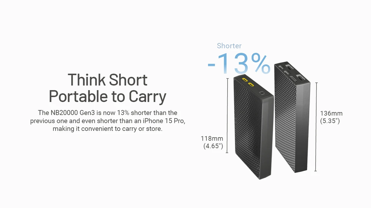 Nitecore NB20000 NB10000 V2.0 NB5000mAh Mobile Power Bank PD Quick Charge With charger for Smart Watche Earphone iPhone Xiaomi