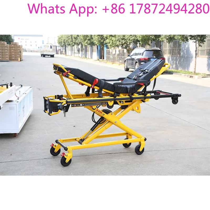 

High-strength aluminum alloy emergency stretcher, adjustable ambulance stretcher