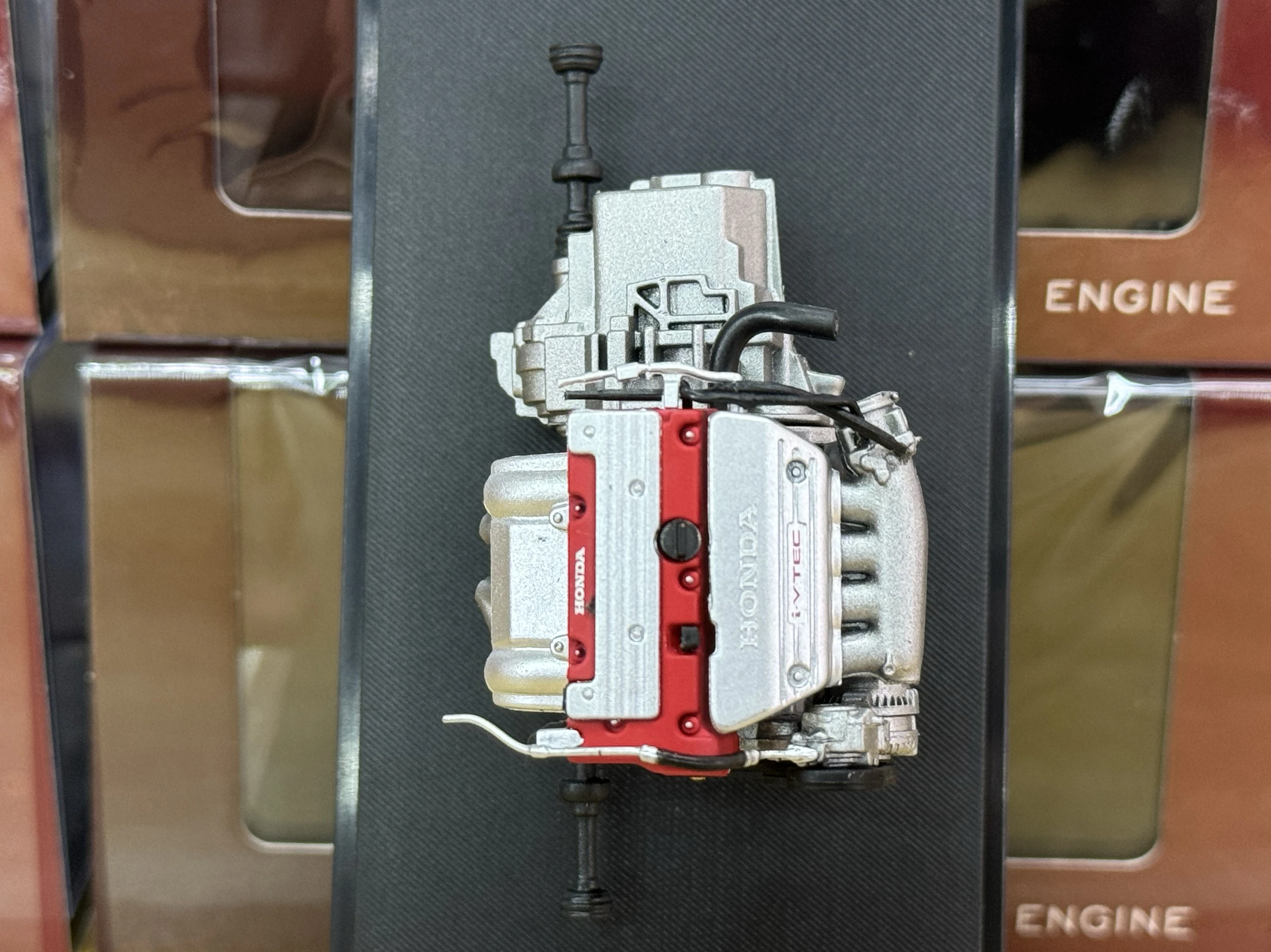 Diecast escala 1:18 Motorhelix Mh Honda Civic tipo R FD2 modelo de coche de motor de plástico juguete coleccionable regalo adorno de exhibición de recuerdo