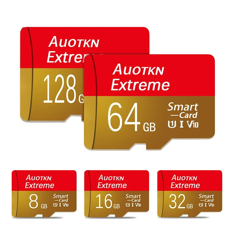 High Speed Micro TF SD Card, Cartão de Memória Flash, 8GB, 16 GB, 32GB, 64GB, 128GB, 256GB, V10, 4K, 512GB