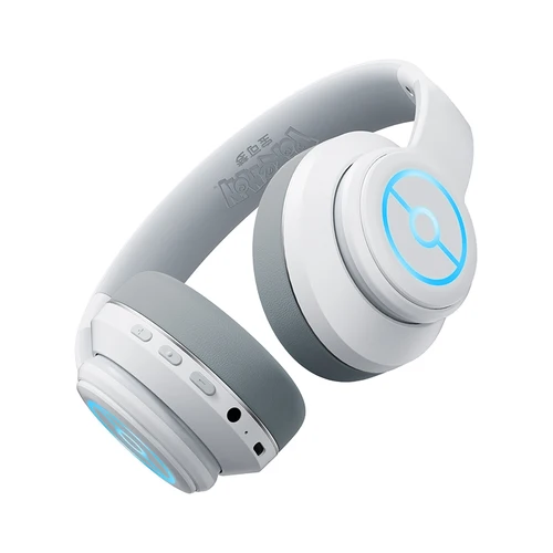 Imagen 2 del producto CHENFENG Auriculares inalámbricos RGB con cancelación de ruido Auriculares estéreo HiFi Bluetooth 5.4 para juegos de música Deportes - Regalo para niñas y niños