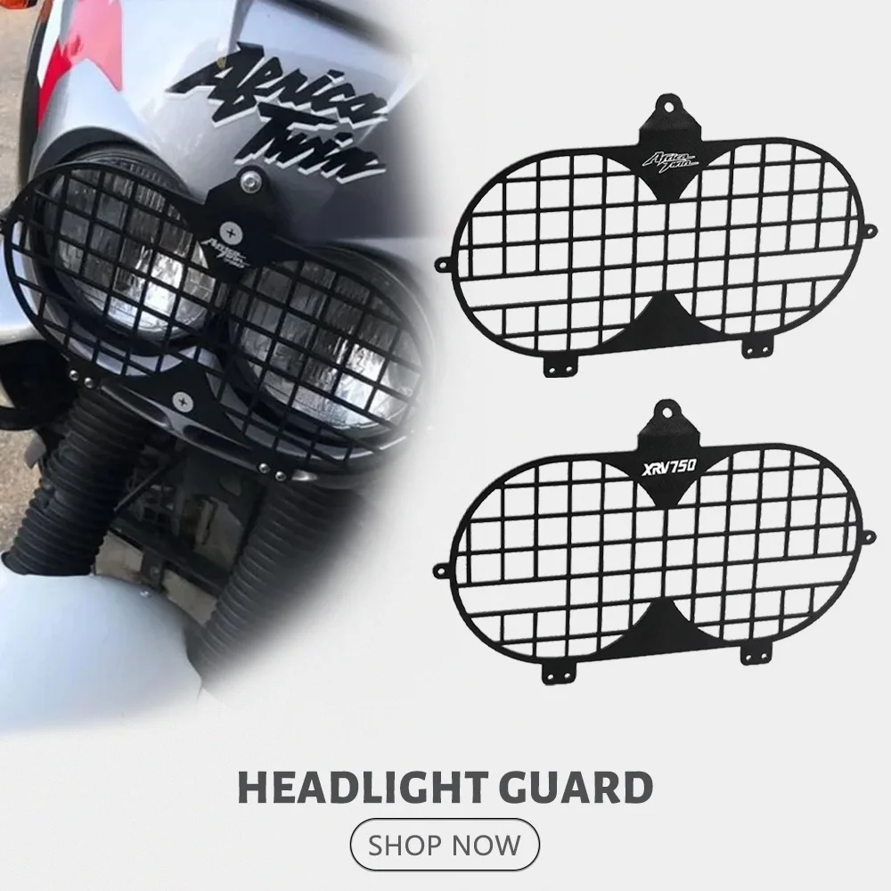 Motorcycle Accessories For Honda Africa Twin XRV750 XRV 750 Africa Twin 750 1996 - 2002 Headlight Grill Guard Cover Protection