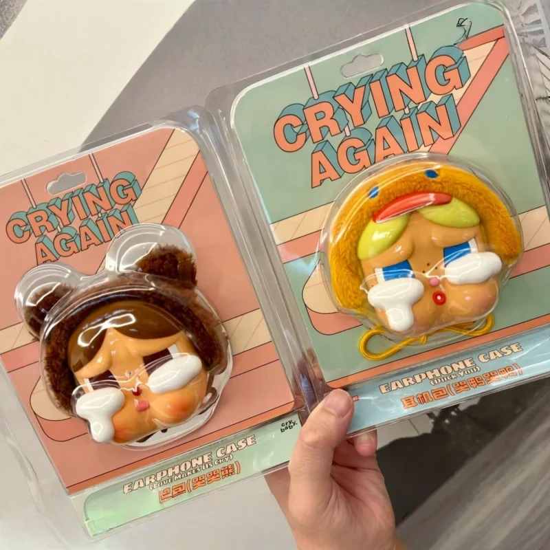 

Original Popmart Labubu Anime Peripherals Crybaby Dimoo Date Day Headphone Bag Cute Hanging Accessory Headphone Case Girl Gifts