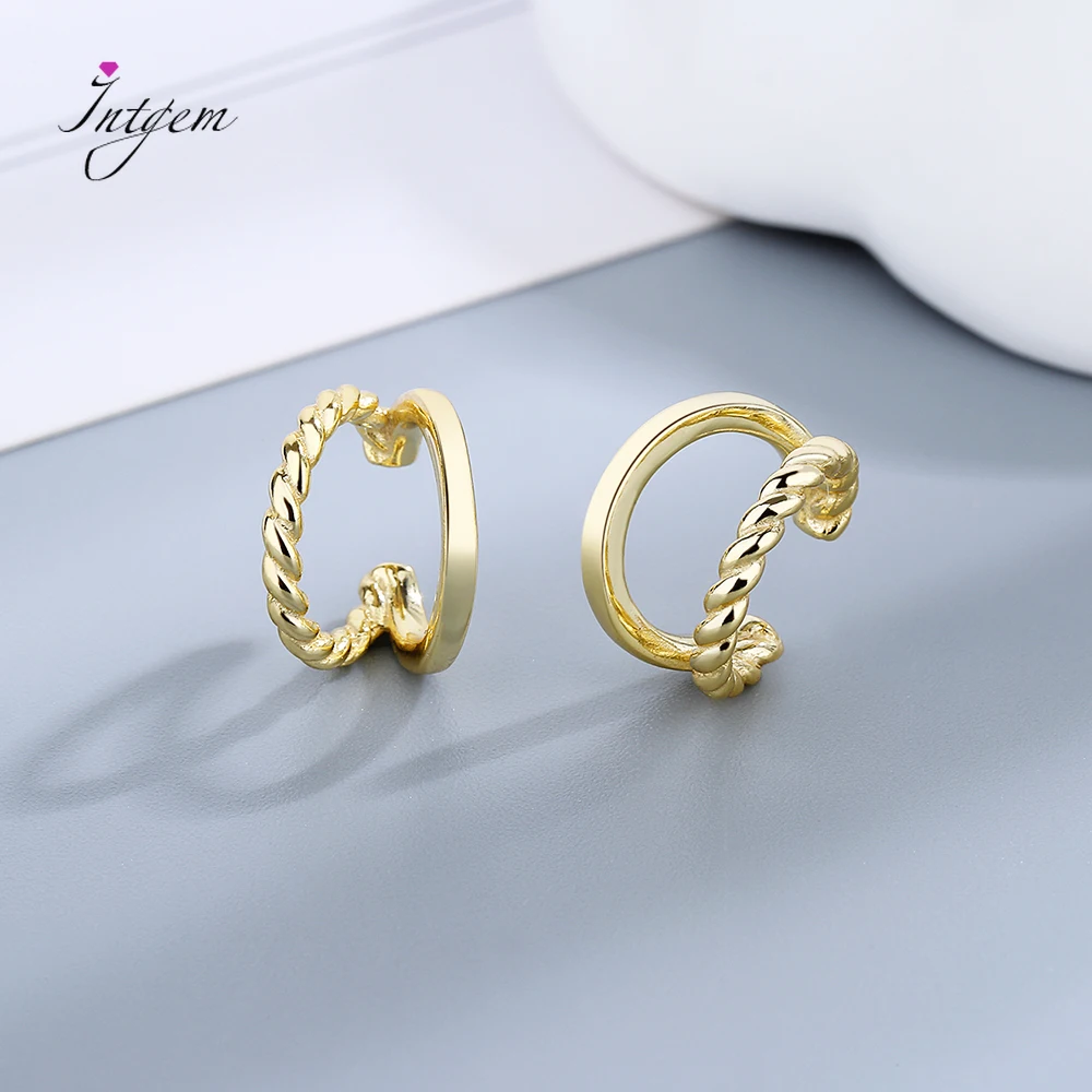

S925 Sterling Silver Earrings for Women Clip Earrings Ear Clips Without Piercing Sparkling Zircon Ear Cuff Fashion Jewelry