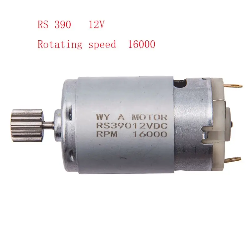 ไฟฟ้ามอเตอร์ RS 380 390 6V 12V มอเตอร์ไดรฟ์เครื่องยนต์อุปกรณ์เสริมเด็ก RC รถเด็กนั่งของเล่นเปลี่ยนชิ้นส่วน