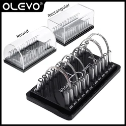 Dental Arch Wires Box Acrylic Organizer Holder Orthodontic Round/Rectangular Archwire Dispenser for Sorting Placing Arch Wires