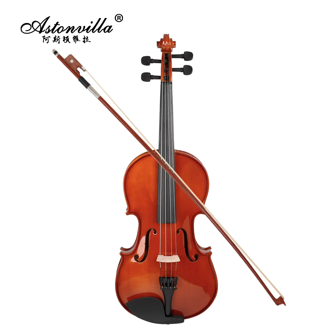 Astonvilla VA-35 4/4 Viola Spruce Panel Viola Set with Case Accessories Professional String Instrument Viola for Performances