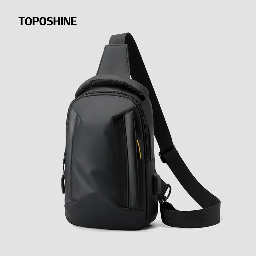 Toposhine New Chest Pack Bag borsa a tracolla singola per uomo e donna borsa da viaggio autunnale in tessuto di Nylon impermeabile