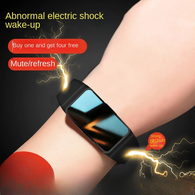 

Smart Electric Shock Watch, Alarm Clock, Powerful Refreshing Bracelet, Deaf and Mute Wake up, Prevent Bedding