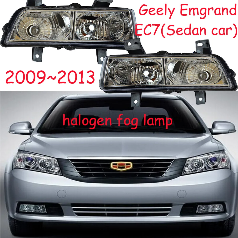 1pcs car accessories bupmer head light Geely Emgrand EC7 fog light halogen bulb 2009~2013y Geely EC7 headlamp