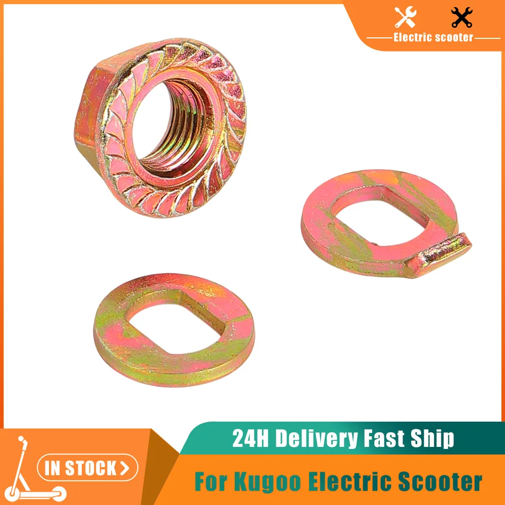 Tornillos de motor para patinete eléctrico Kukirin G2 Max/Master/G3 Pro/G4 Max, tornillo de motor, tuerca de eje, placa de gancho, piezas