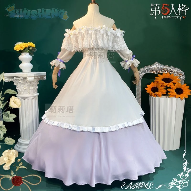 Nieuwe Vera Nair cosplay Game Identity V Parfumeur Kostuum Sweet Lolita Prinses Jurk Hoed Set Party Kerst Meisje Uniform Gift