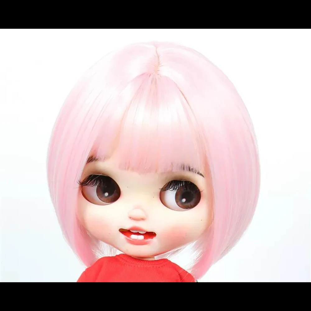 Wig For Blythe Doll Short Wig DIY Doll accessories Princess Hair Wig