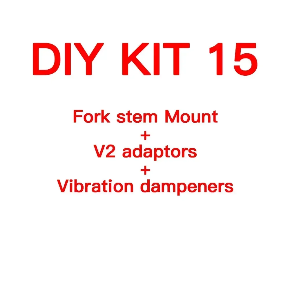 Aangepaste fietsvork stuurpen motorfiets telefoonhouder stuurhouder dempers rem koppeling v2 adapter autohouder