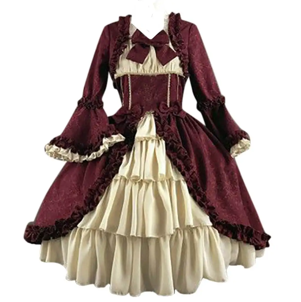 

Extra Large Size Medieval Retro Court Dr Evening Gown for Women up to 200 Pou Faionable plus Size Clothing