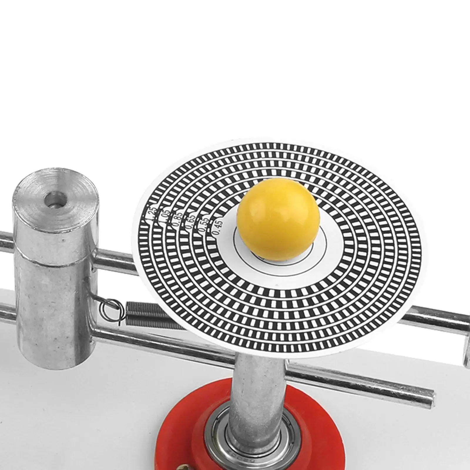 تجربة قوة البتلة المركزية تجربة الفيزياء الدعائم التدريس للطلاب