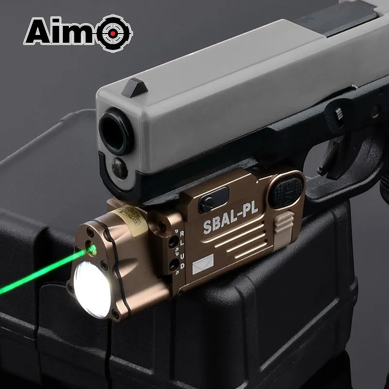 

Tactical Laser Flashlight SBAL-PL Hunting Weapon Light Combo Red Laser Pistol Rifle Constant & Strobe Gun Light CZ 75