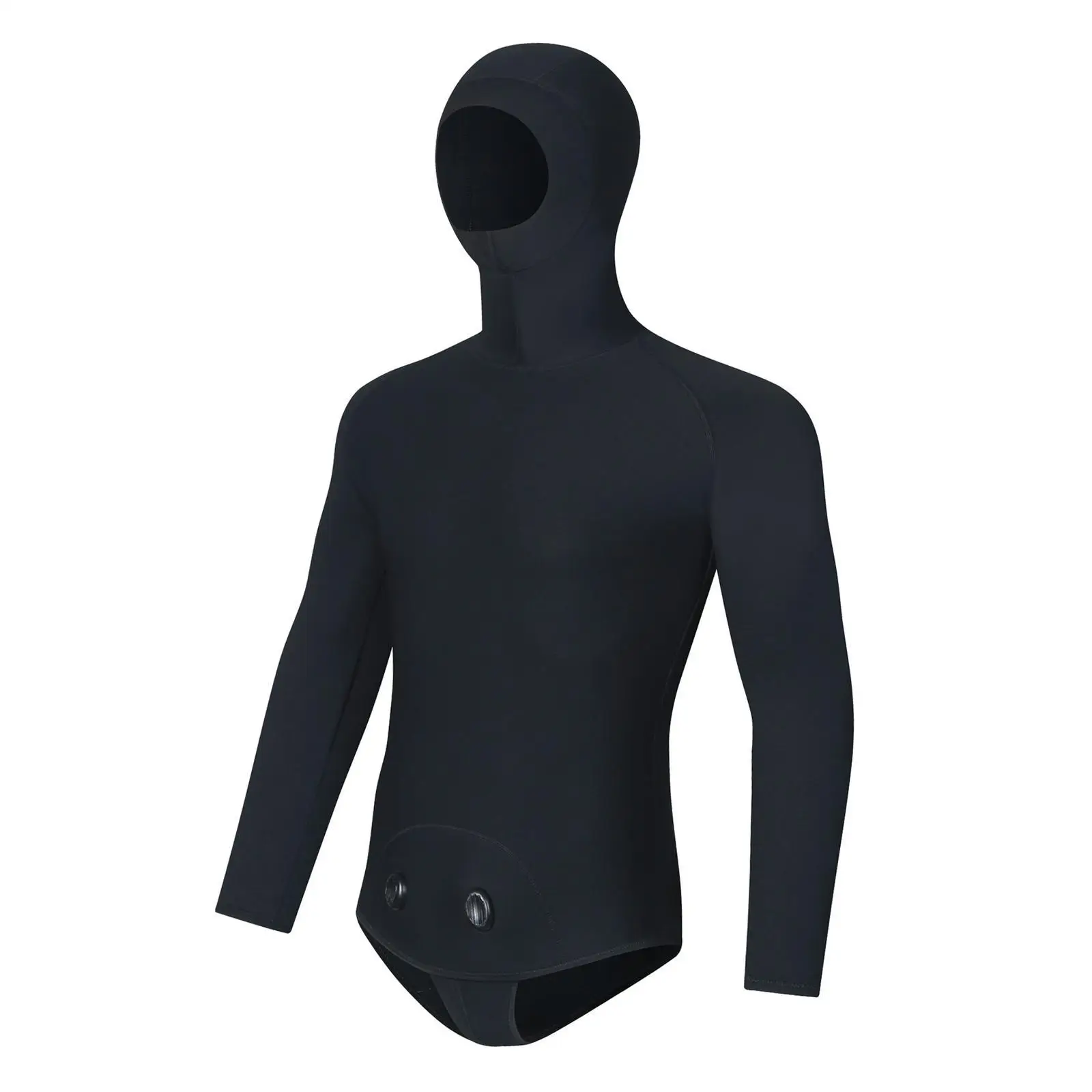 Men Wetsuit Top with Hood Women Jacket for Underwater Watersports Freediving