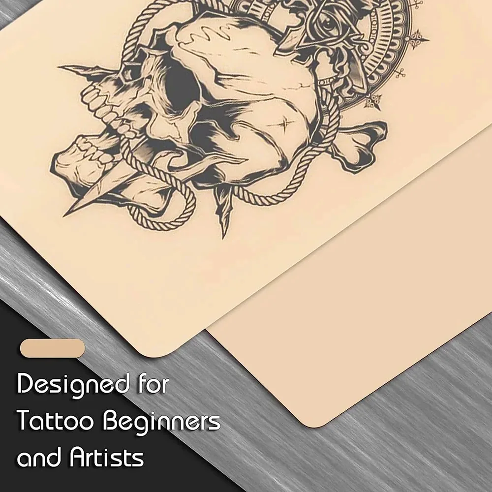 Tattoo Practice Skin Blank Fake Tattoo Skin Permanent Makeup Synthetic Leather Silicone Eyebrow Microblading Tattoo Accessories