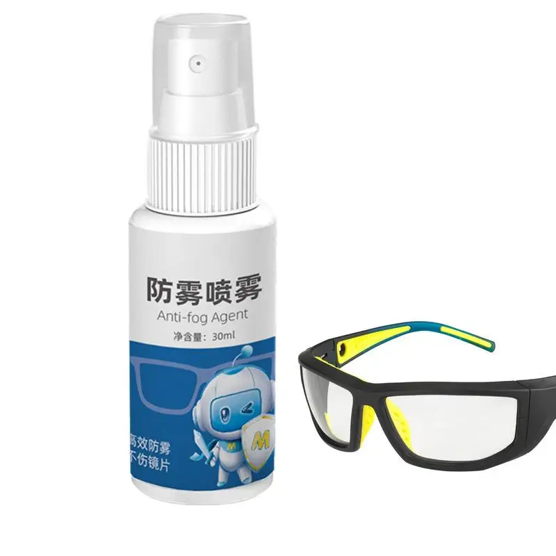 50ML New Anti-Fog Spray Eyeglass Cleaner Spray Mild Formula 30ml Lens Cleaner And Defogger For Swim Goggles Snorkel