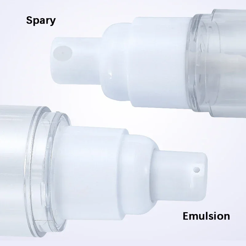10Pcs 15/30/50/100ml Refillable Bottles Empty Cosmetic Container Spray Pump Bottle Vacuum Press Lotion Bottle Travel Set