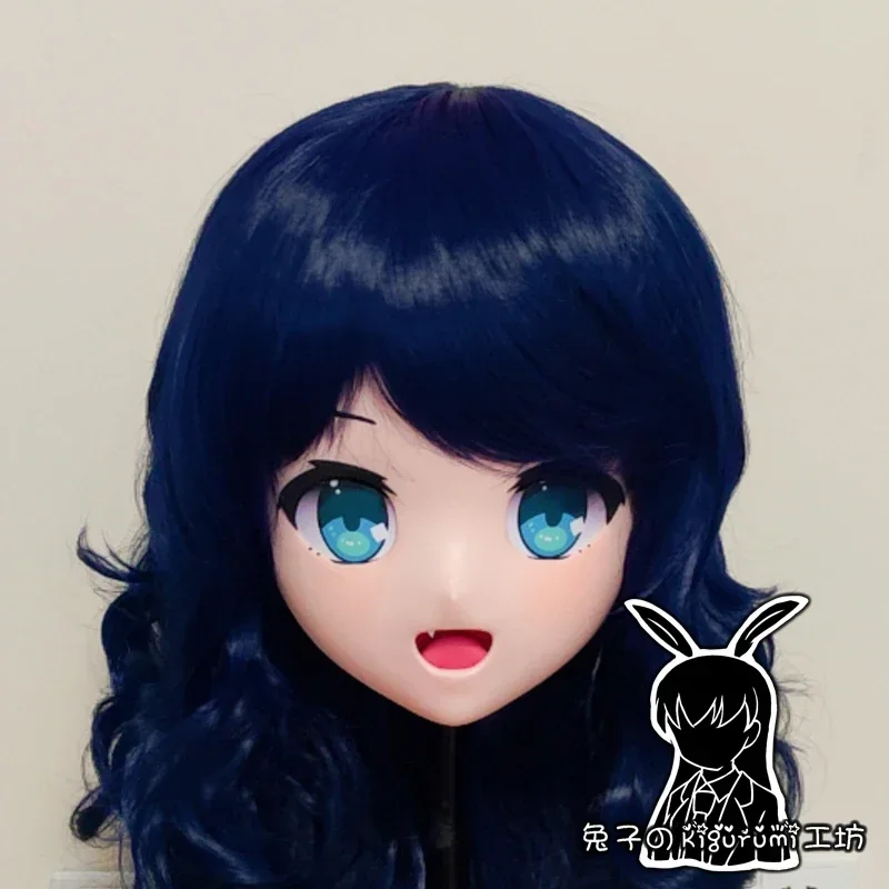 

(A11) Custom Unisex BJD Doll Party Facepiece Япония Выставка Мультфильм Силиконовый Lifesize Аниме Шоу Рок Кигуруми Косплей Маска