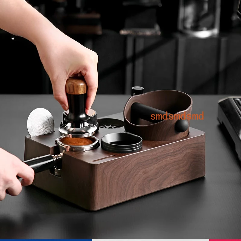 

Coffee powder press base set Multifunctional cloth powder dispenser Three-piece storage