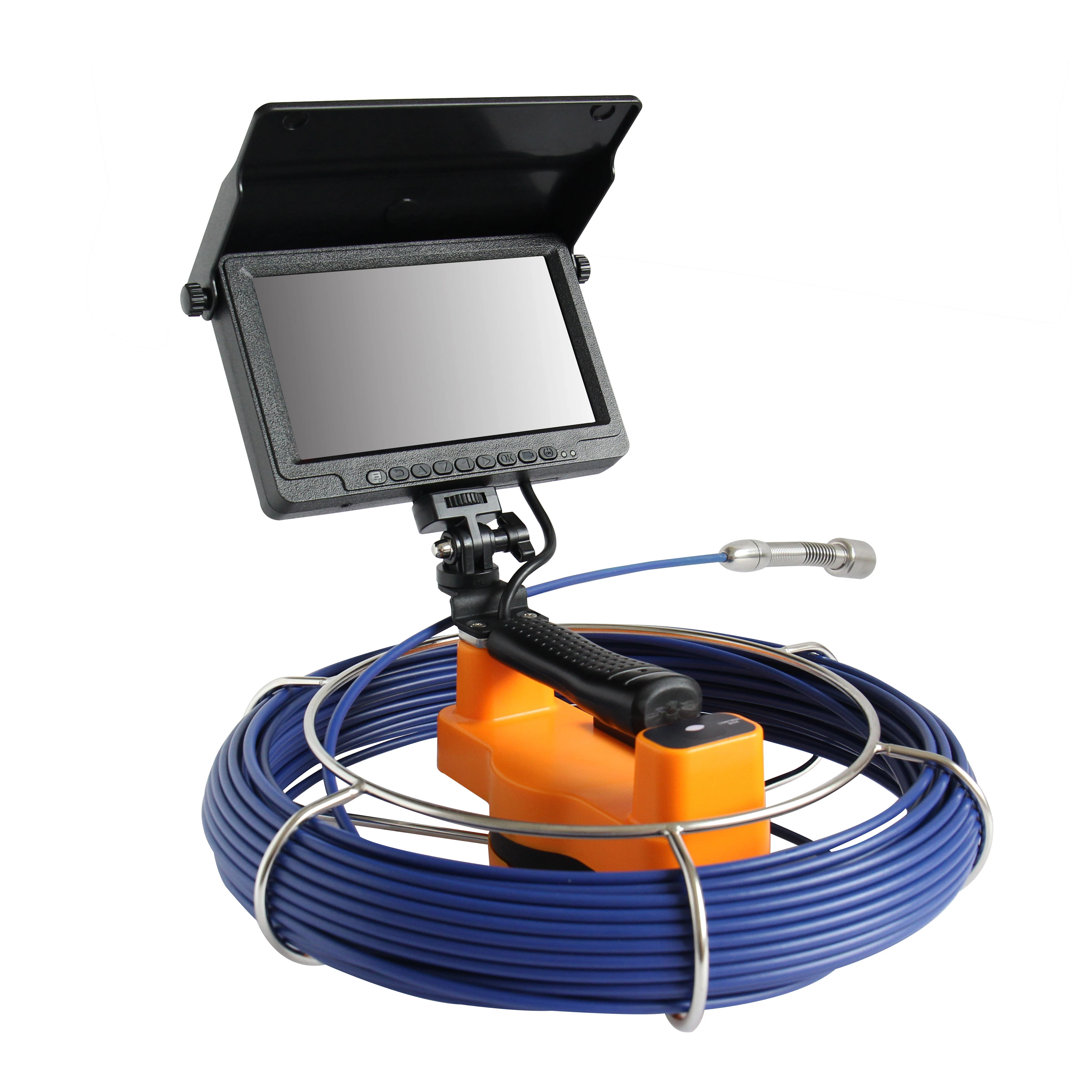 

23mm Camera Head 7 Inch TFT Monitor Pipe Sewer Inspection CCTV Camera Used For Pipeline Drain Inspection