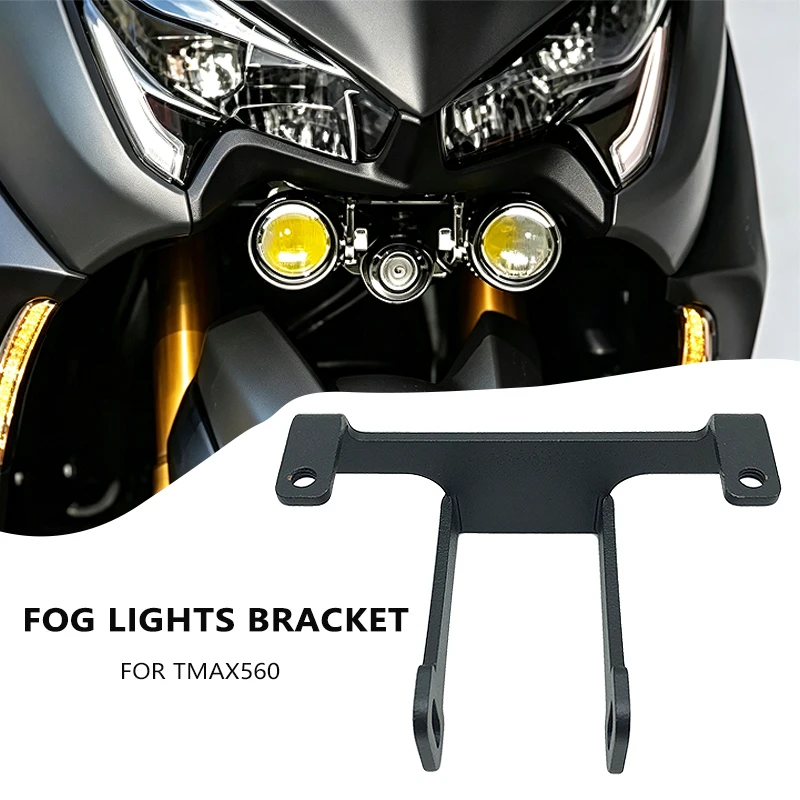 FOR Yamaha TMAX560 T-MAX560 2022 2023 2024 Motorcycle Fog Lights Brackets LED Lights Bracket Auxiliary Lights TMAX T-MAX 560